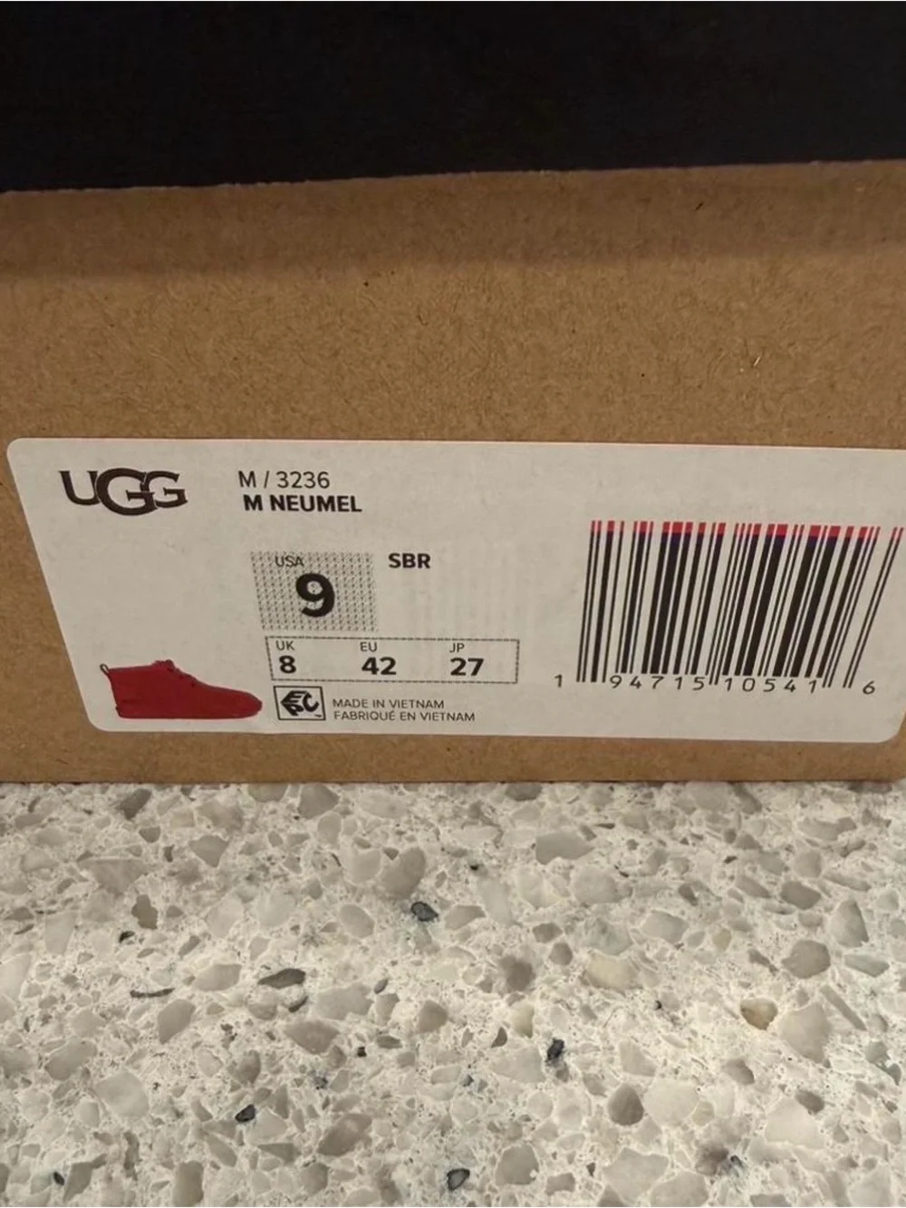 Red UGG Suede Chukka Boots - Classic Casual Style
